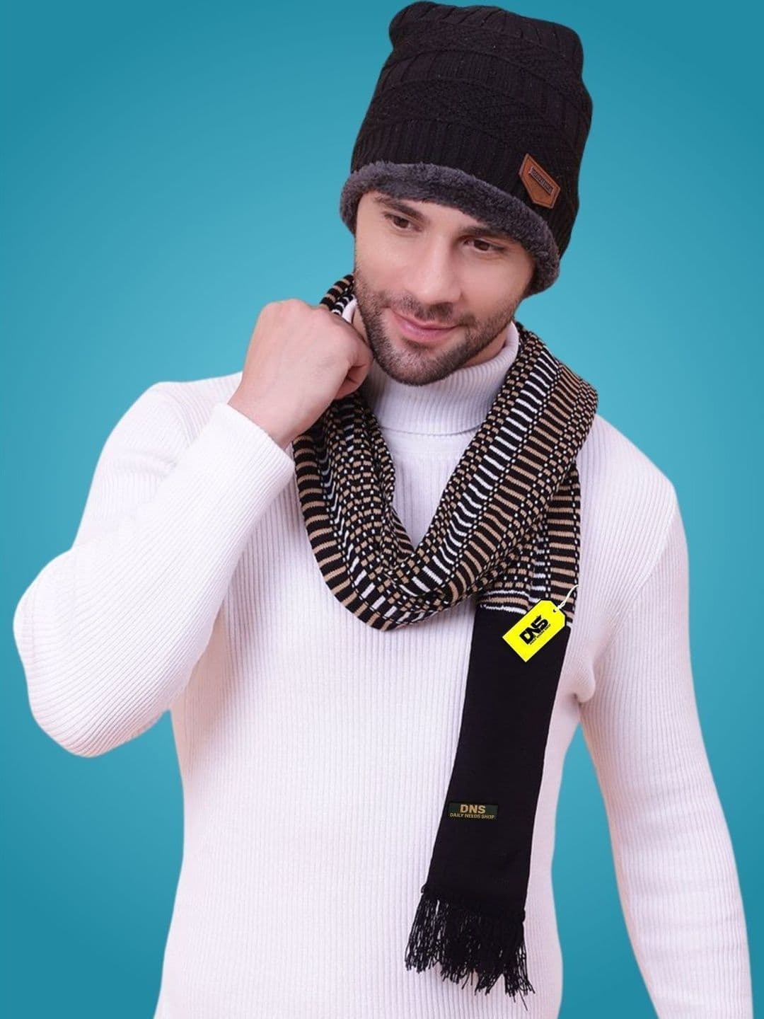 Daily Needs Shop Men Striped Merino Wool Mufflers - view 1
