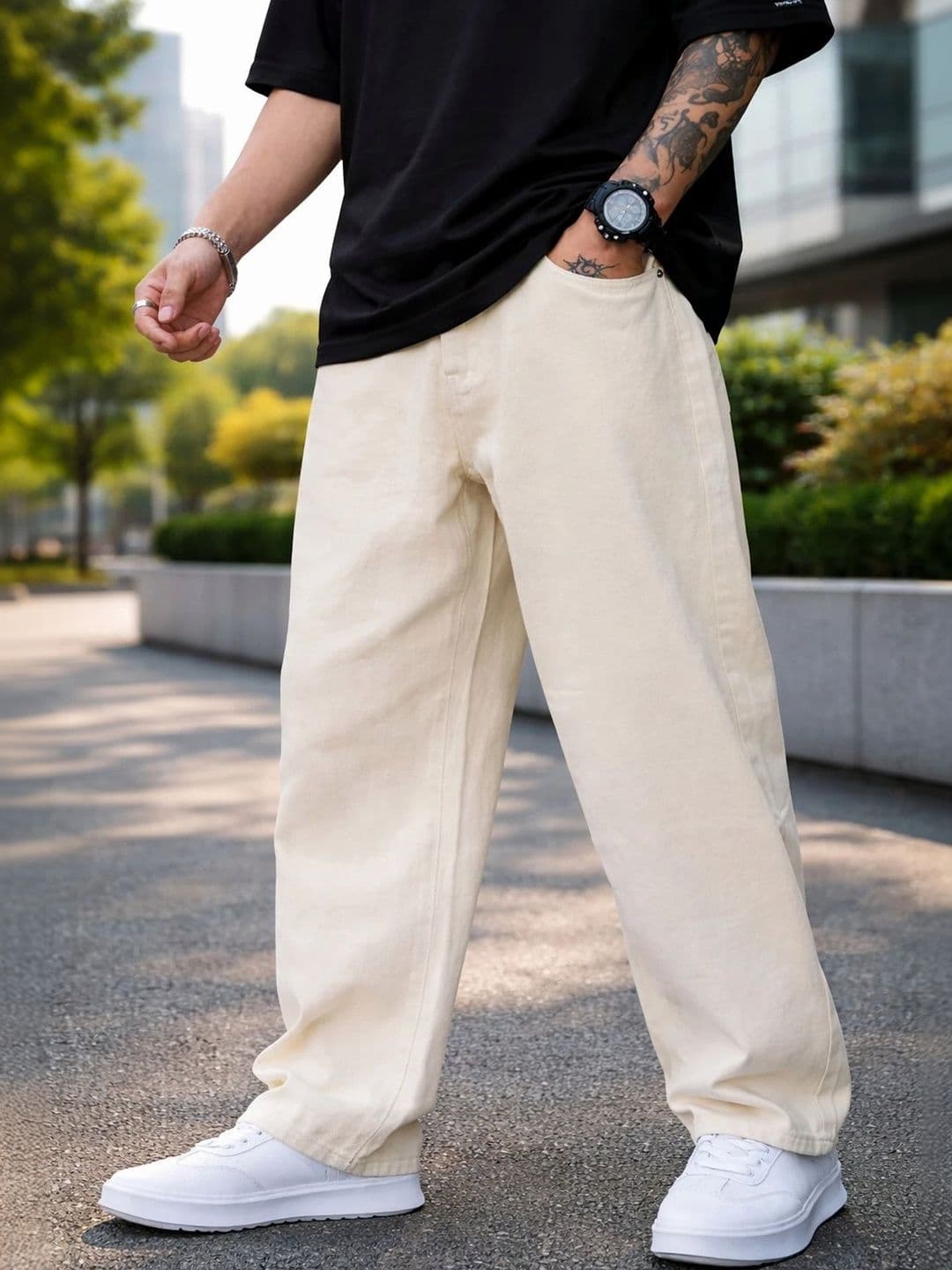 CLYVER Men Straight Fit Mid-Rise Jeans - view 1