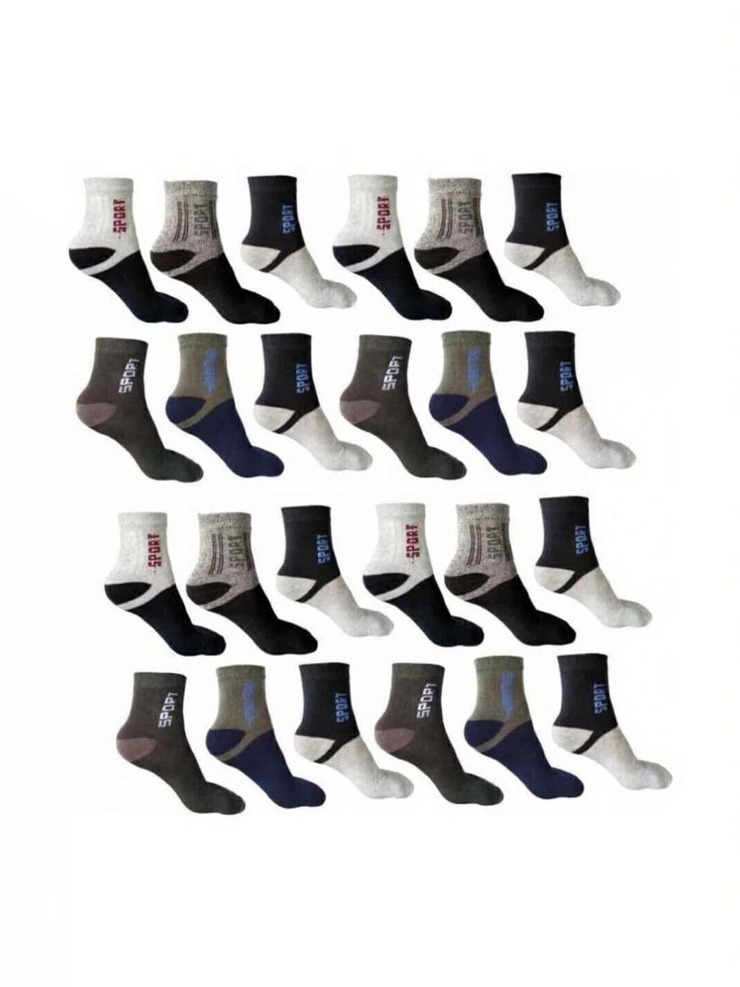 VAPINDIA Men Cotton Colourblocked Ankle Length Socks - view 1