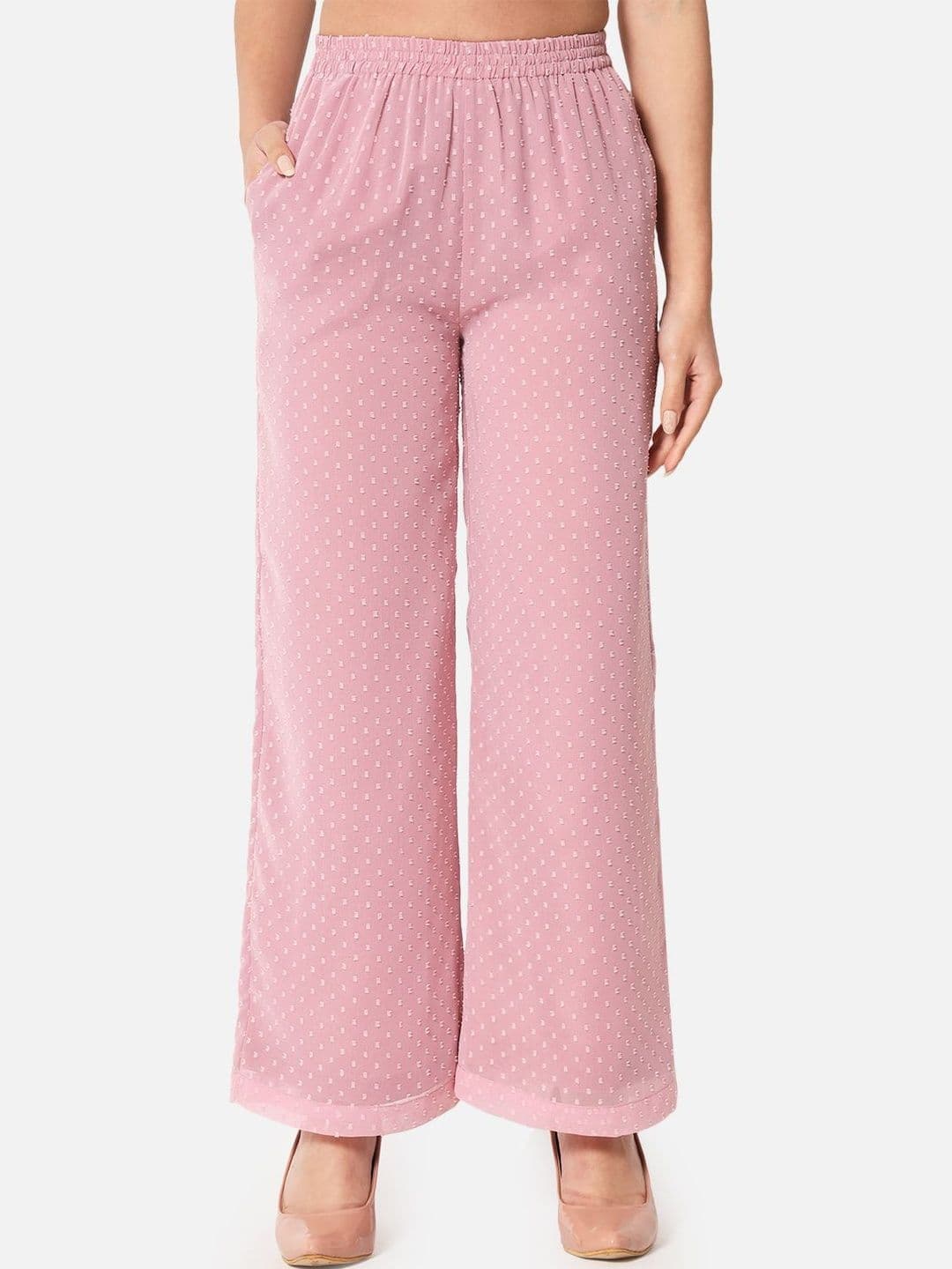 Moda Rapido Women Embellished Georgette Palazzos - view 1