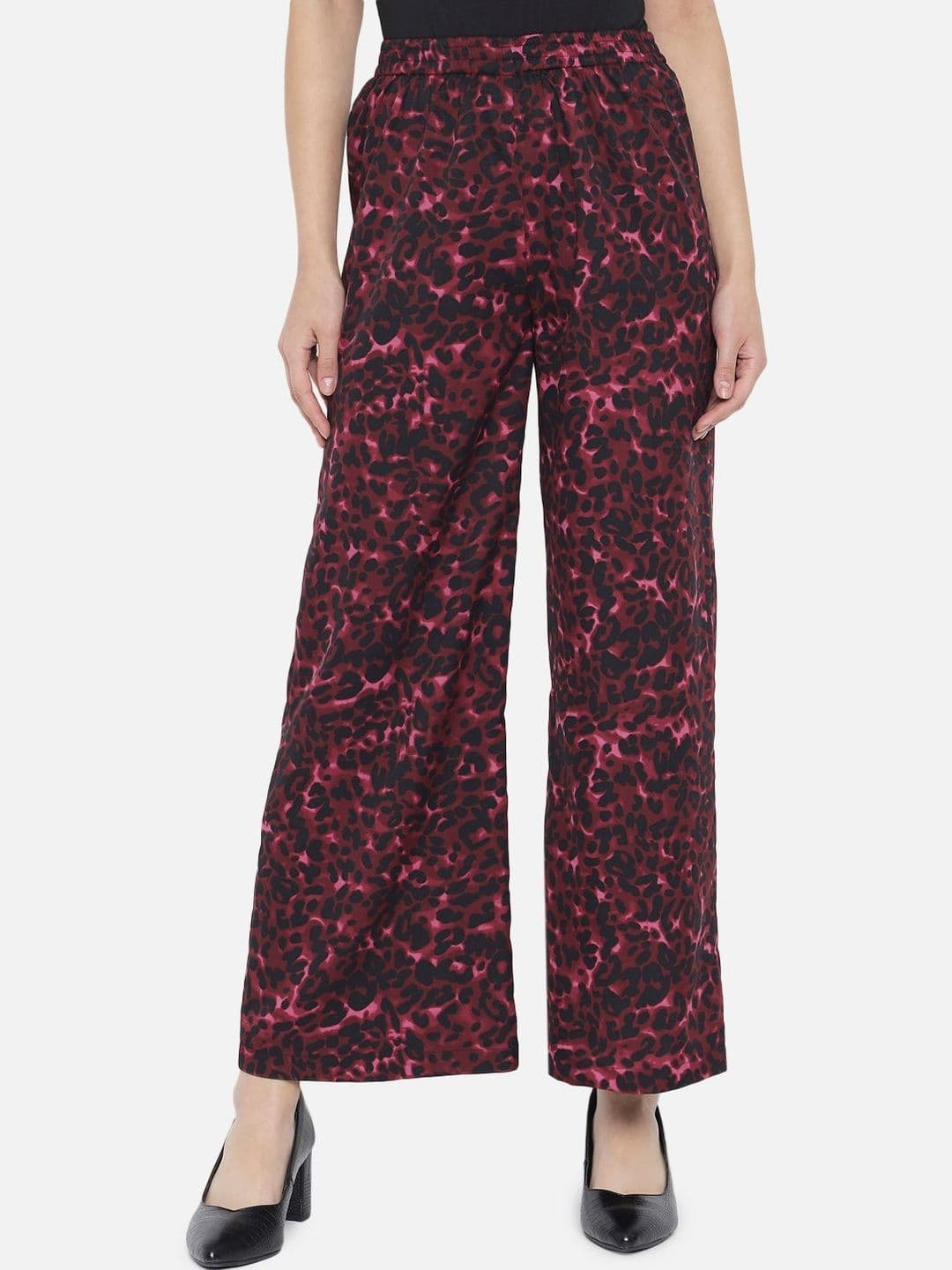 Moda Rapido Women Animal Printed Crepe Palazzos - view 1