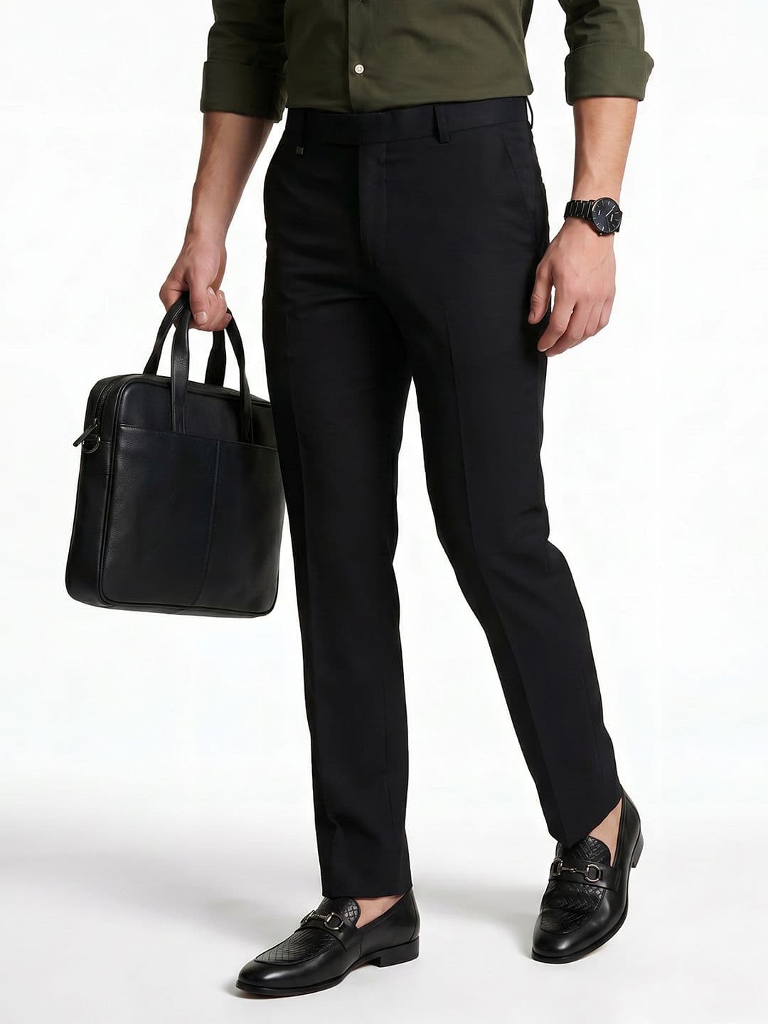Integriti Men Slim Fit Formal Trousers - view 1