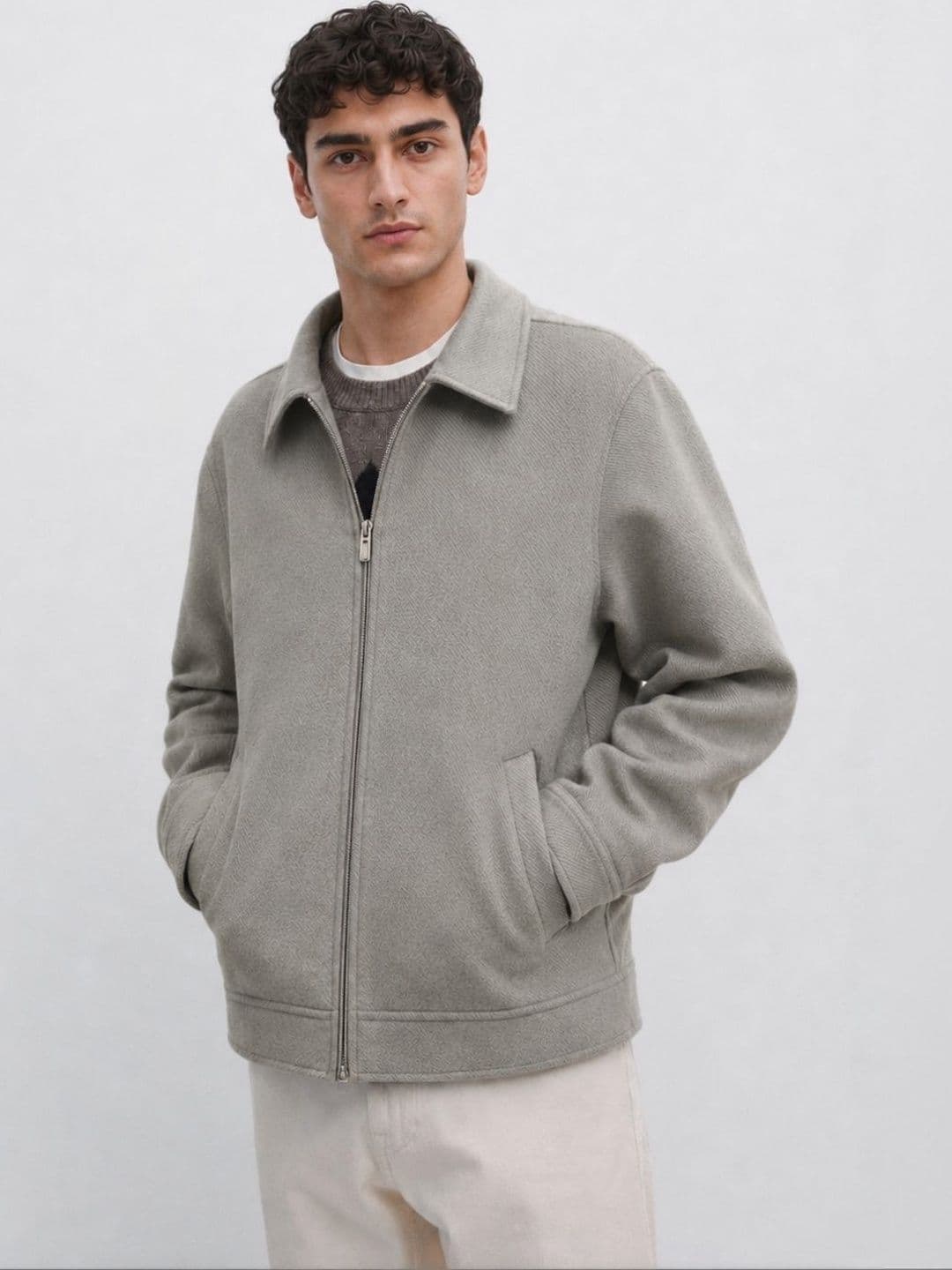 ARMISTO Men Woollen Windcheater Antimicrobial Outdoor Tailored Jacket - view 1