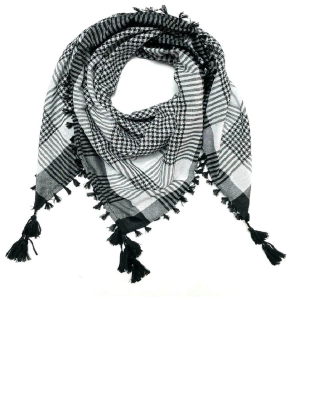 HUSSAIN HANDLOOM Unisex Checked Scarf - view 1