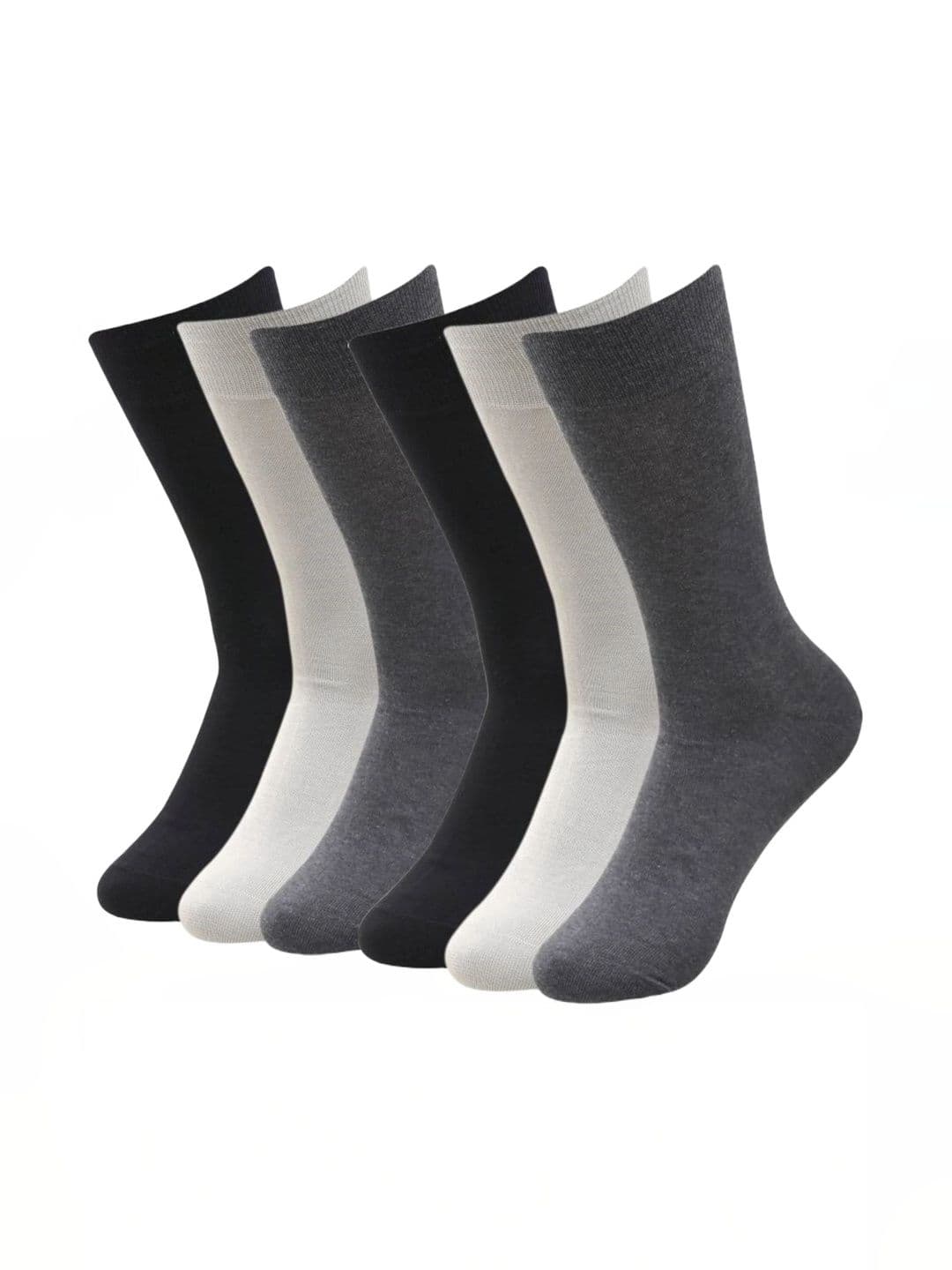 VAPINDIA Men Pack of 6 Cotton Calf Length Socks - view 1