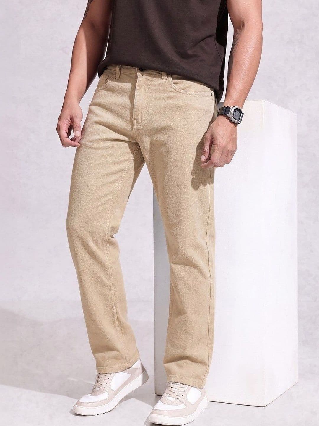 VELKYNOX Men Comfort Relaxed Fit Mid-Rise Jeans - view 1