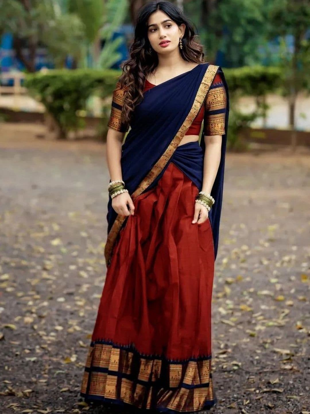 R K INFINITIVE Unstitched Lehenga & Blouse With Dupatta - view 1