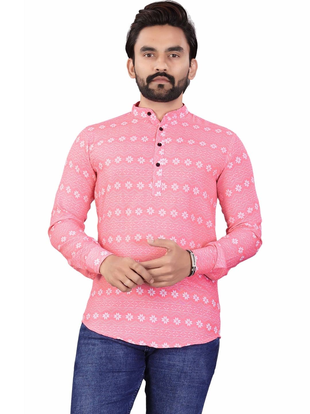 SEDUM SESTRI Men Ethnic Motifs Printed Kurta - view 1