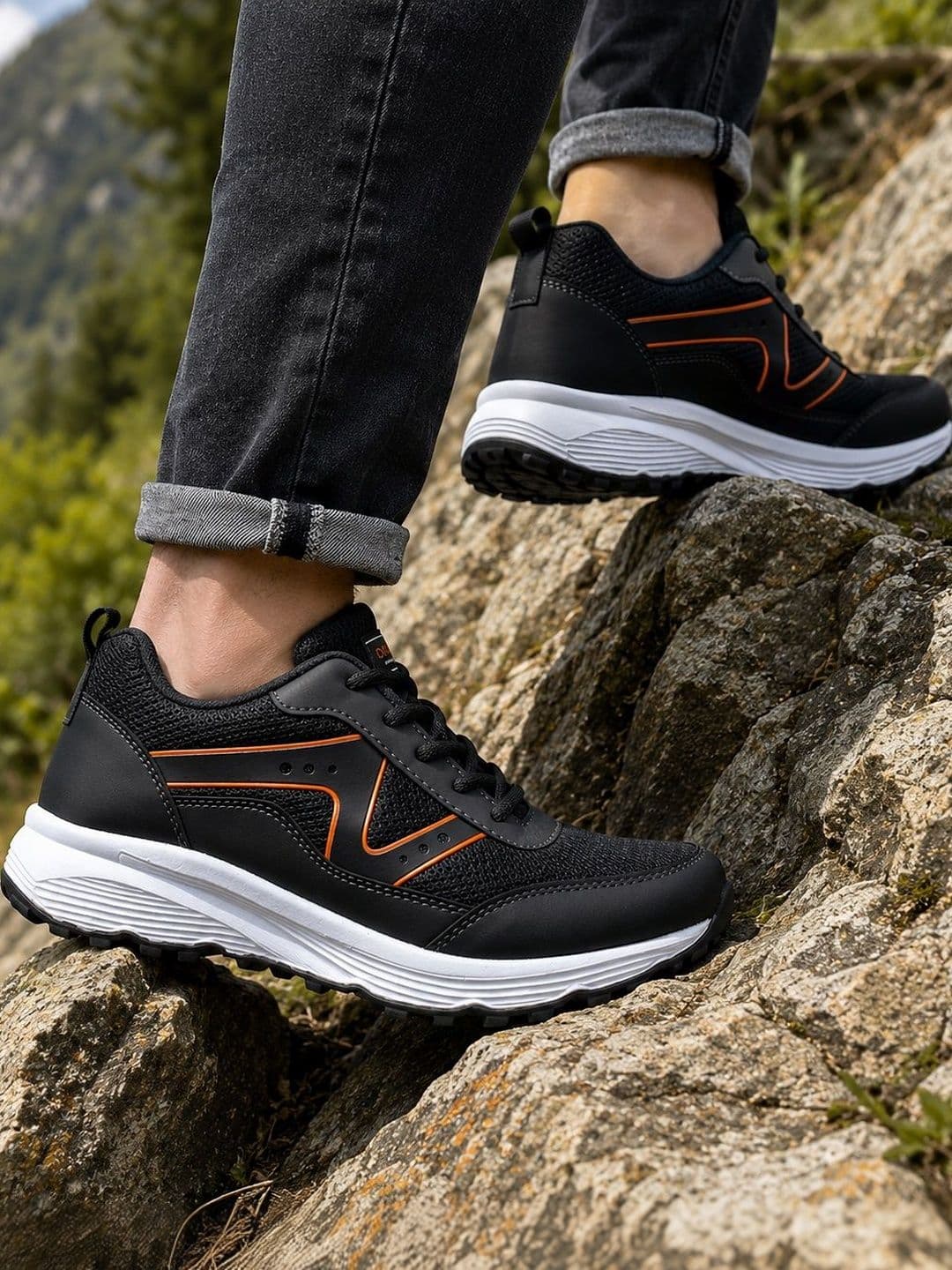 TRV Men Textured Sneakers - view 1