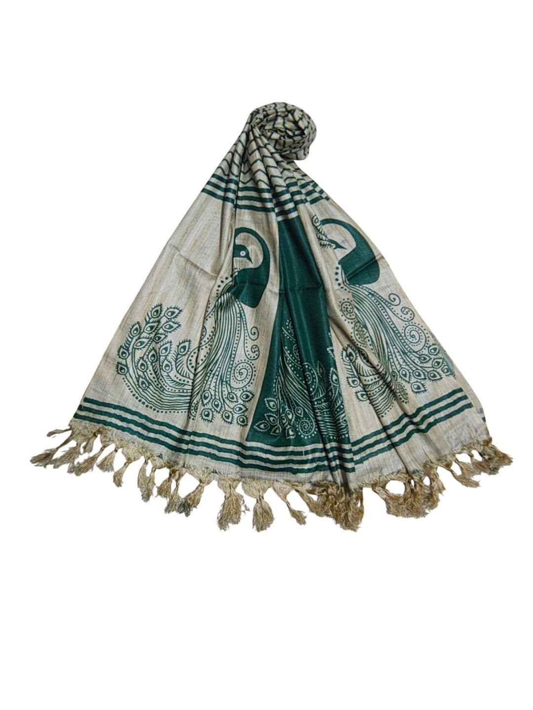 ivikta Ethnic Motifs Printed Cotton Silk Block Print Dupatta - view 1
