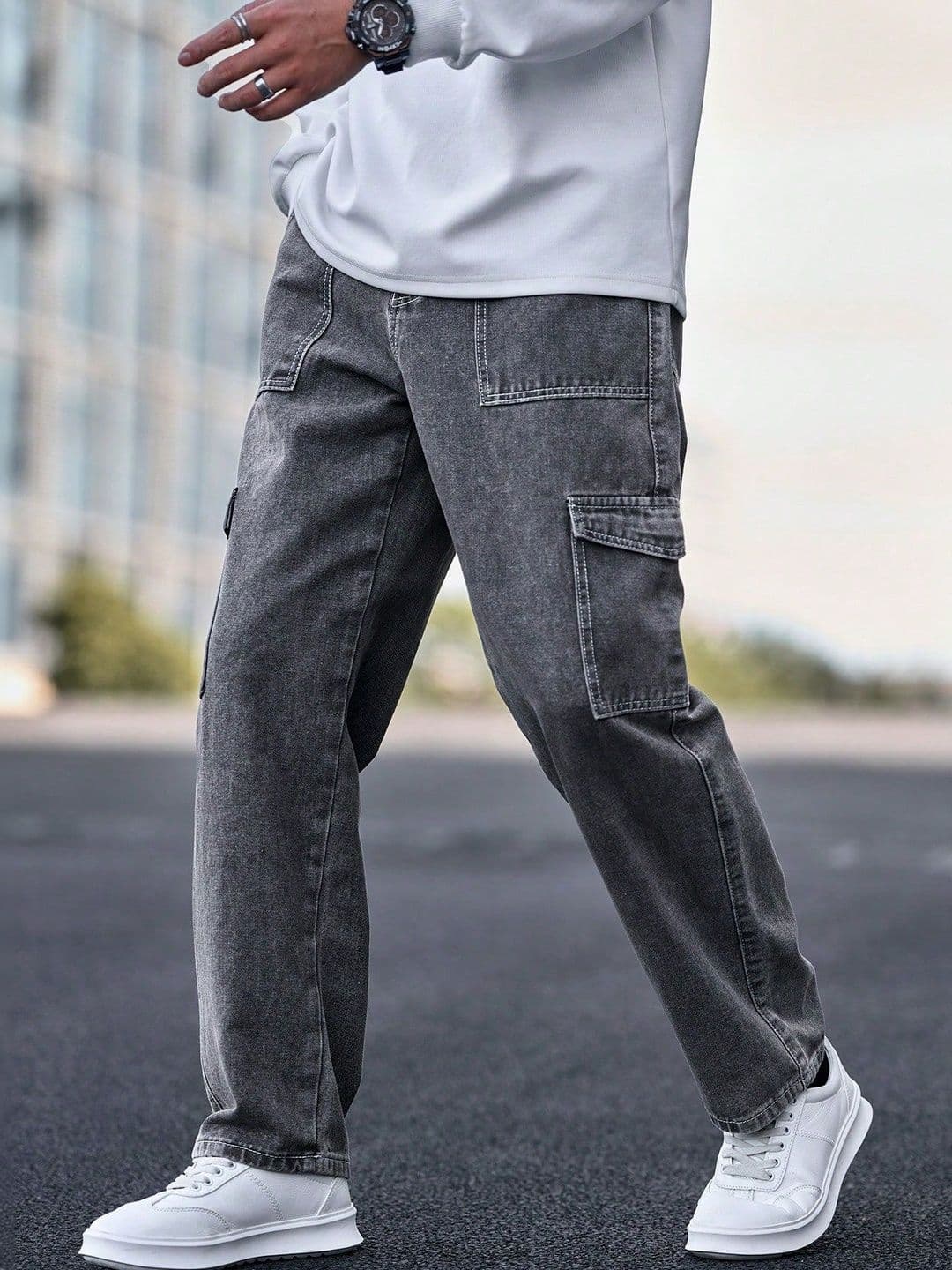 YAMEETFIT Men Jean Straight Fit Mid-Rise Jeans - view 1