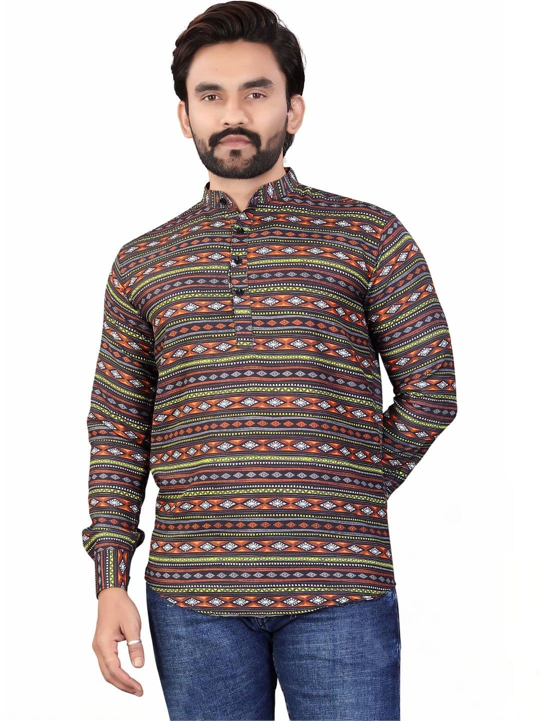SEDUM SESTRI Men Ethnic Motifs Printed Kurta - view 1