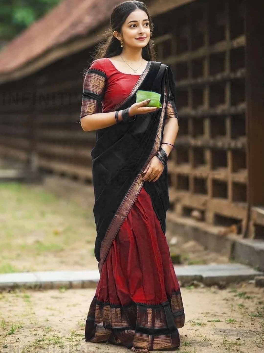 R K INFINITIVE Unstitched Lehenga & Blouse With Dupatta - view 1