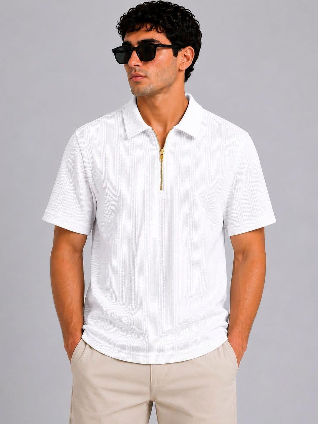 SZN Men Polo Collar T-shirt - view 1