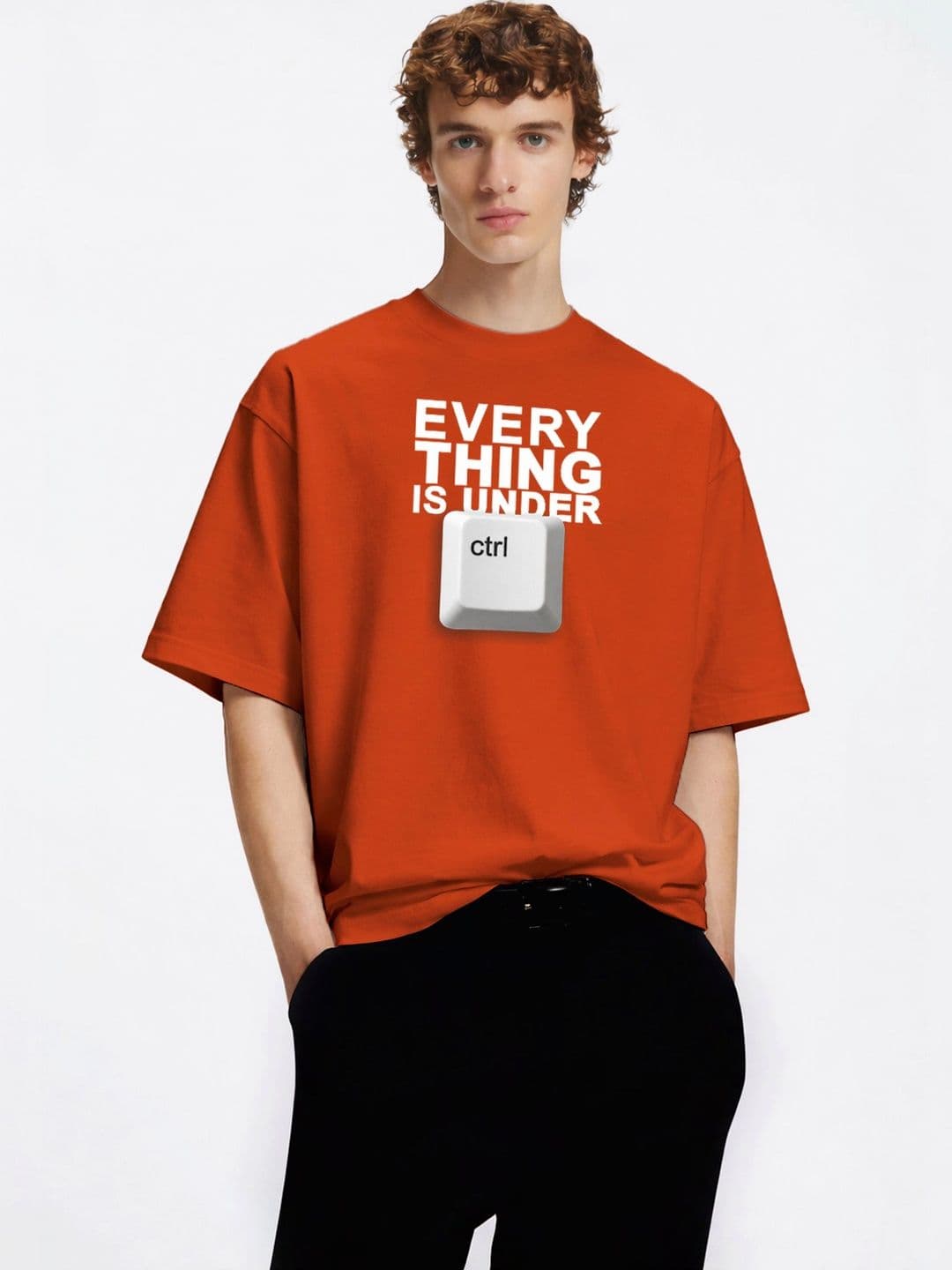 TOGS & TERRE Men Typography Printed Organic Cotton Blend T-shirt - view 1
