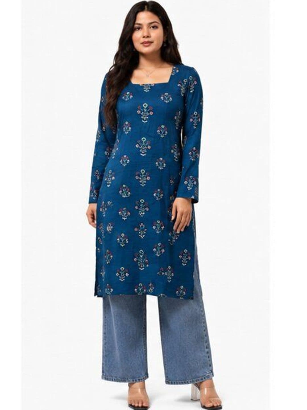 CHIRAAI Women Floral Printed Indie Florals Kurta - view 1