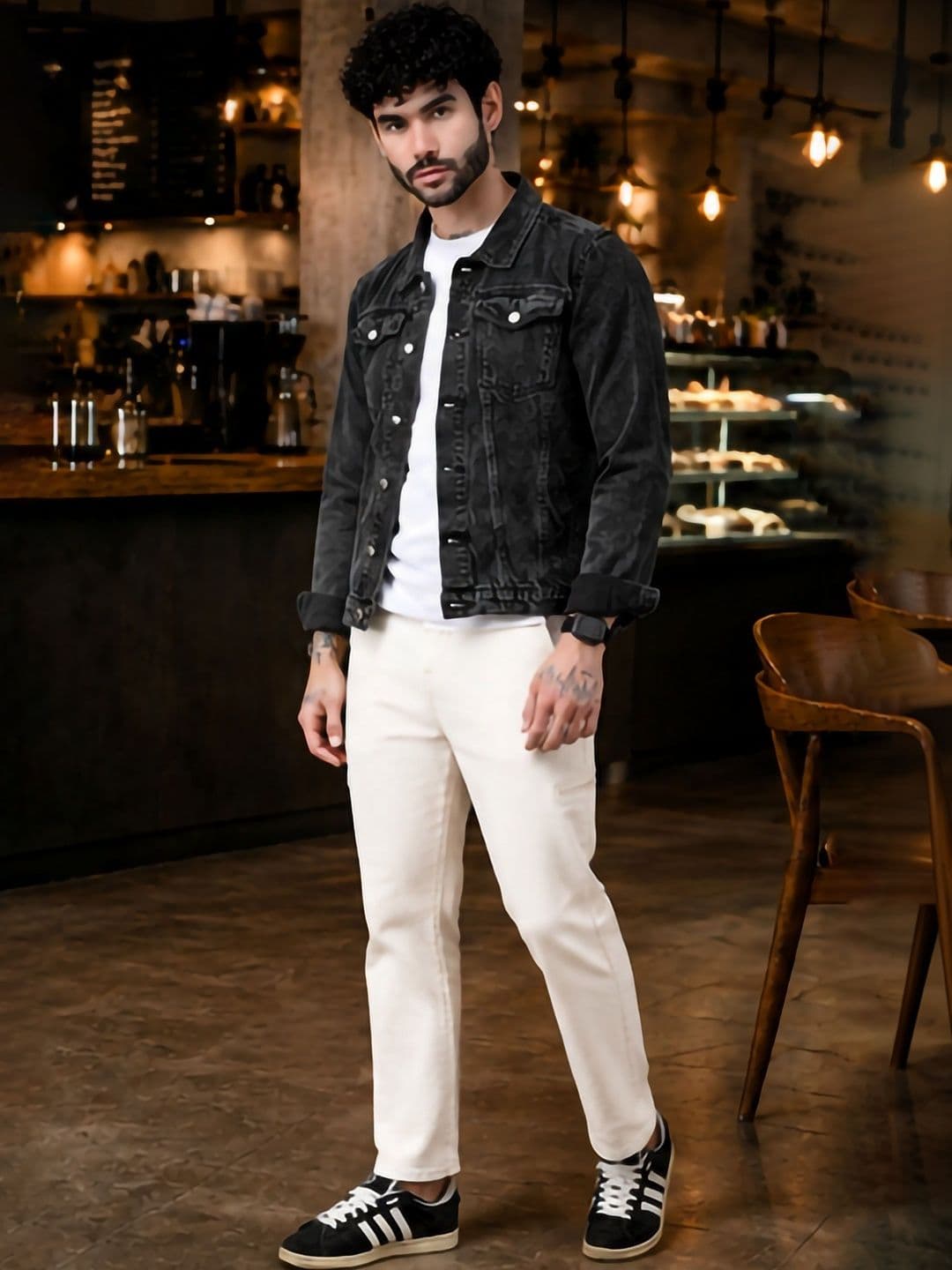 MaverIQ Men Outdoor Denim Jacket - view 1