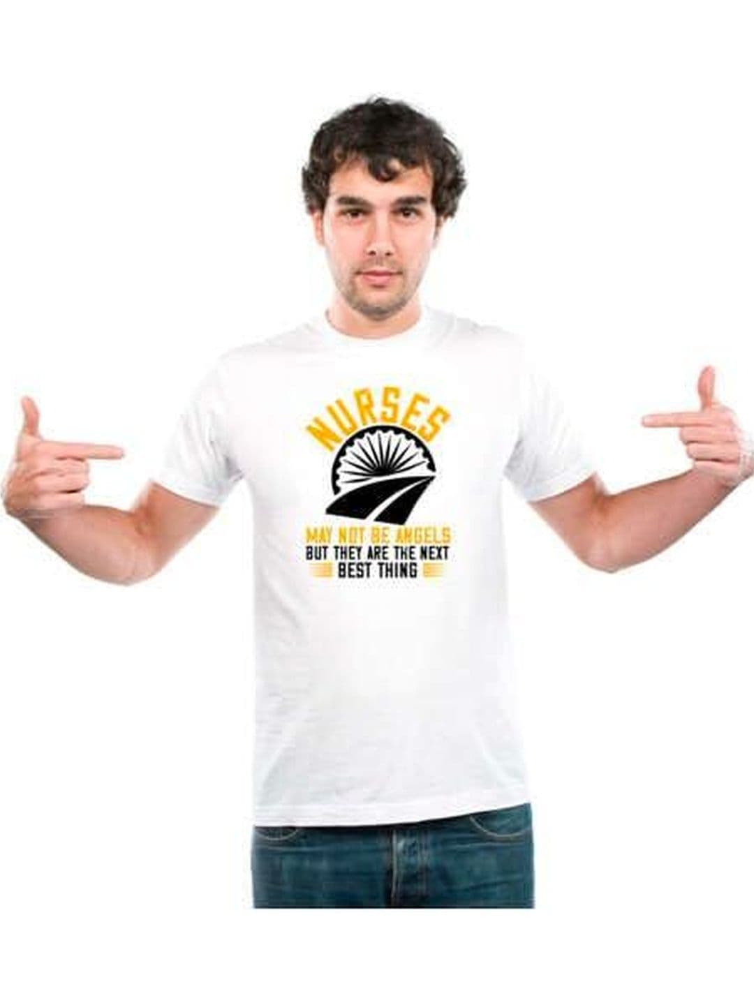 UDNAG Unisex Typography Printed T-shirt - view 1