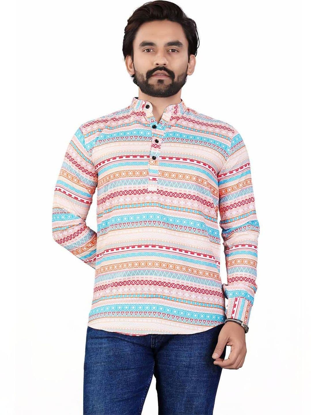 SEDUM SESTRI Men Ethnic Motifs Printed Kurta - view 1