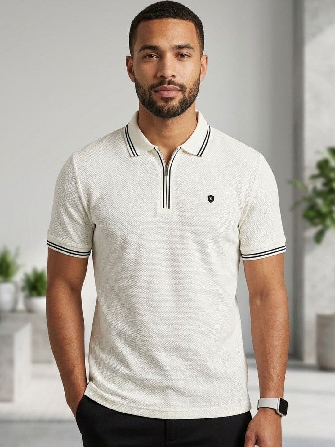 ARRAY Men Polo Collar T-shirt - view 1