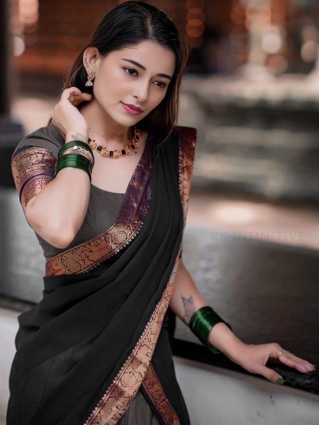 R K INFINITIVE Unstitched Lehenga & Blouse With Dupatta - view 1