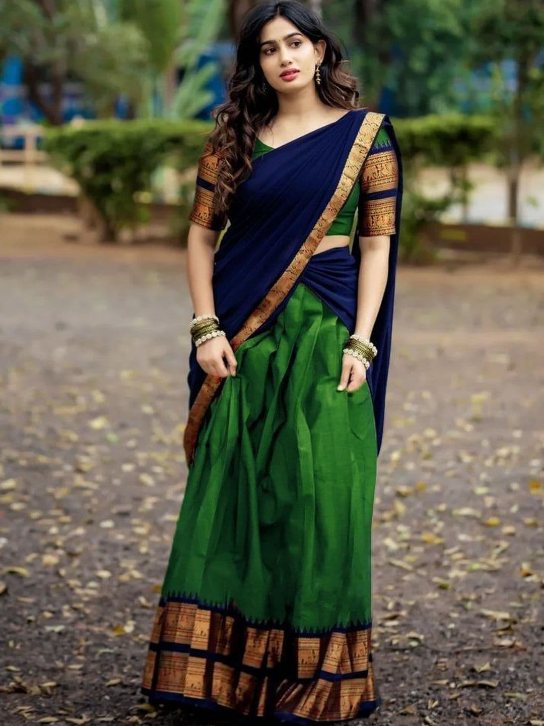 R K INFINITIVE Embellished Unstitched Lehenga & Blouse With Dupatta - view 1
