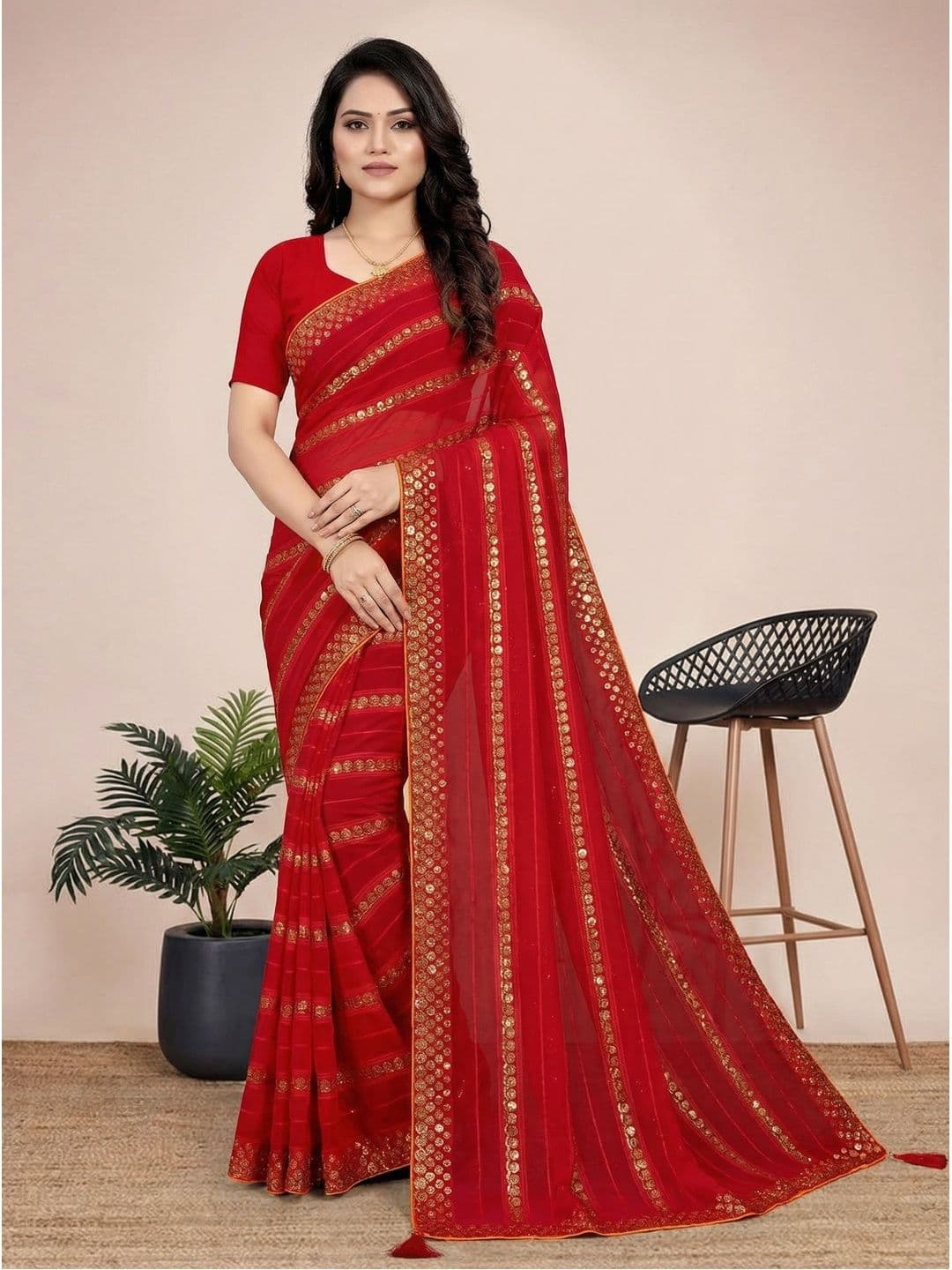 SHIVCHKRA Lace Saree - view 1