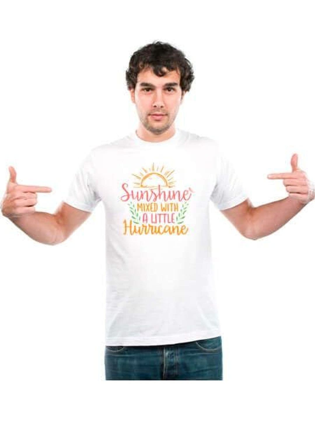 UDNAG Unisex Typography Printed T-shirt - view 1