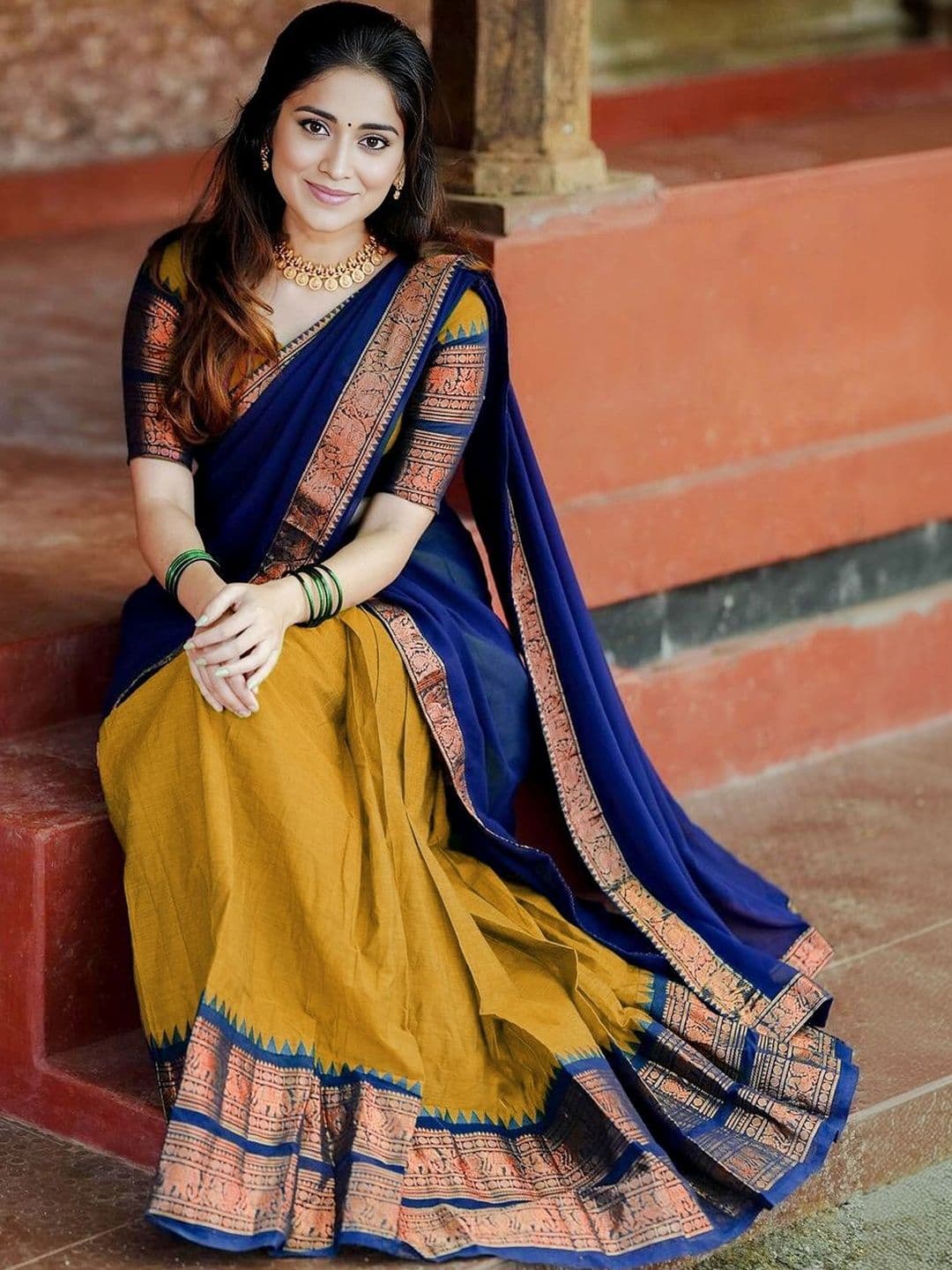 R K INFINITIVE Unstitched Lehenga & Blouse With Dupatta - view 1