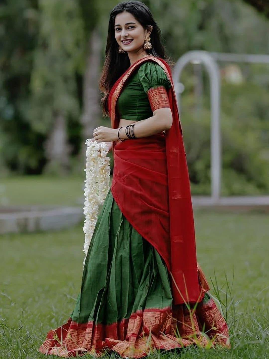 R K INFINITIVE Embellished Unstitched Lehenga & Blouse With Dupatta - view 1