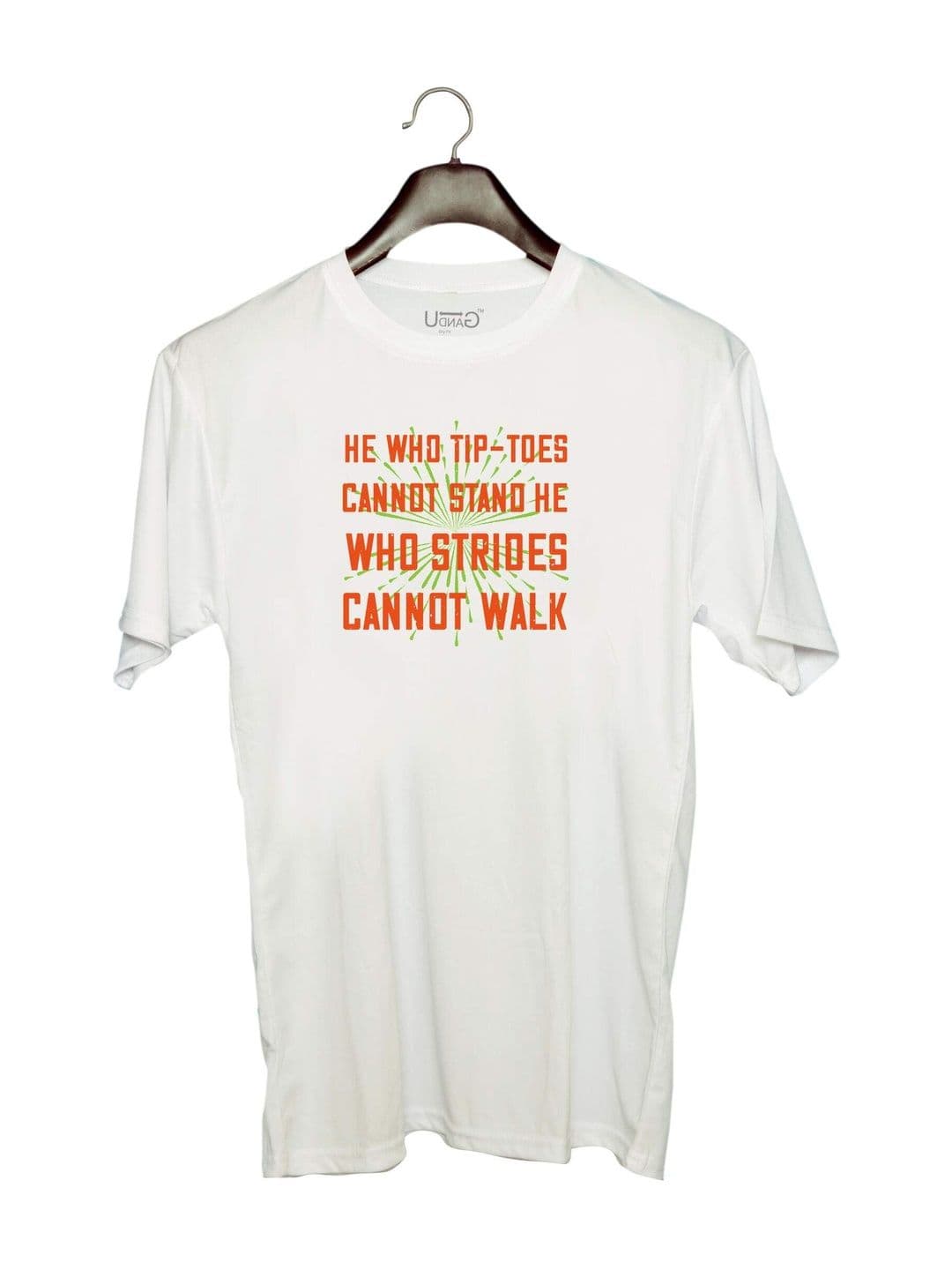 UDNAG Unisex Typography Printed T-shirt - view 1