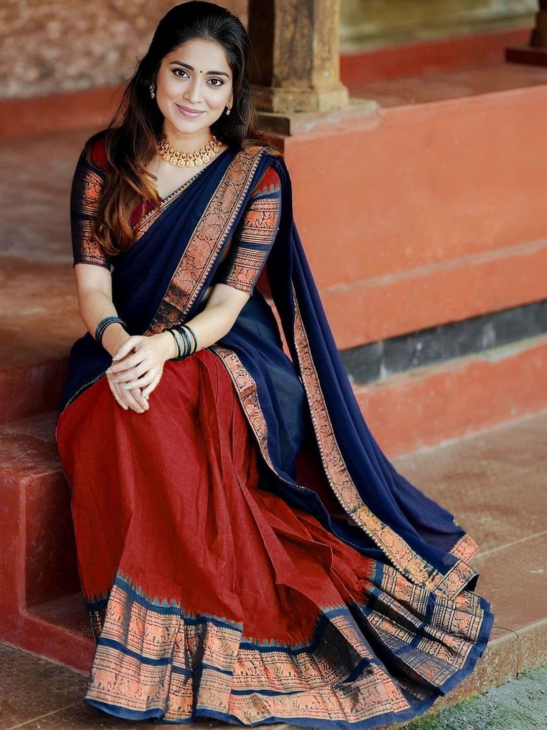 R K INFINITIVE Unstitched Lehenga & Blouse With Dupatta - view 1