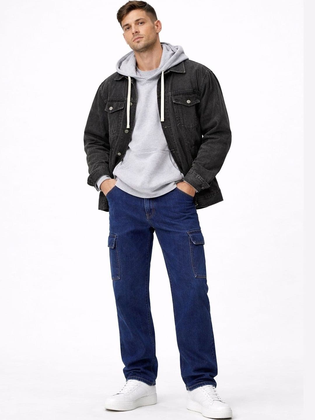 YAMEETFIT Men Denim Jean Straight Fit Mid-Rise Jeans - view 1