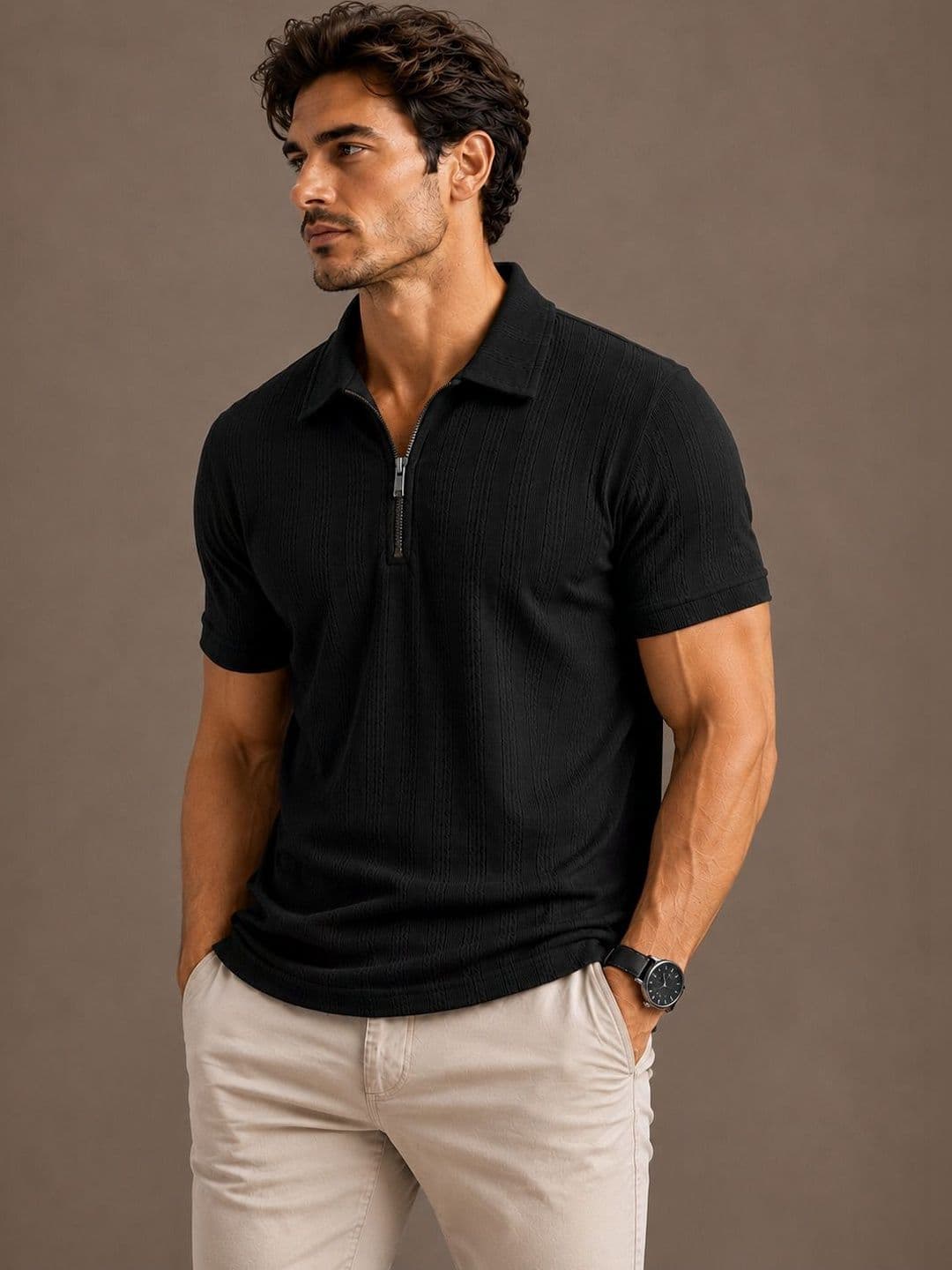 SZN Men Polo Collar T-shirt - view 1