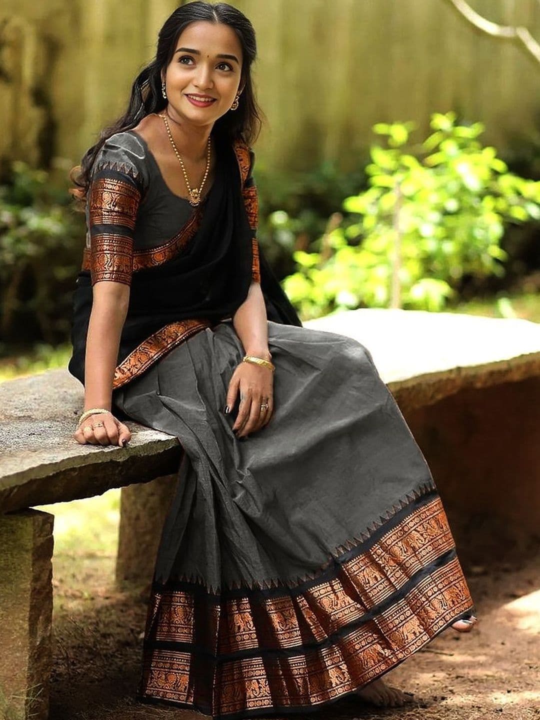 R K INFINITIVE Unstitched Lehenga & Blouse With Dupatta - view 1