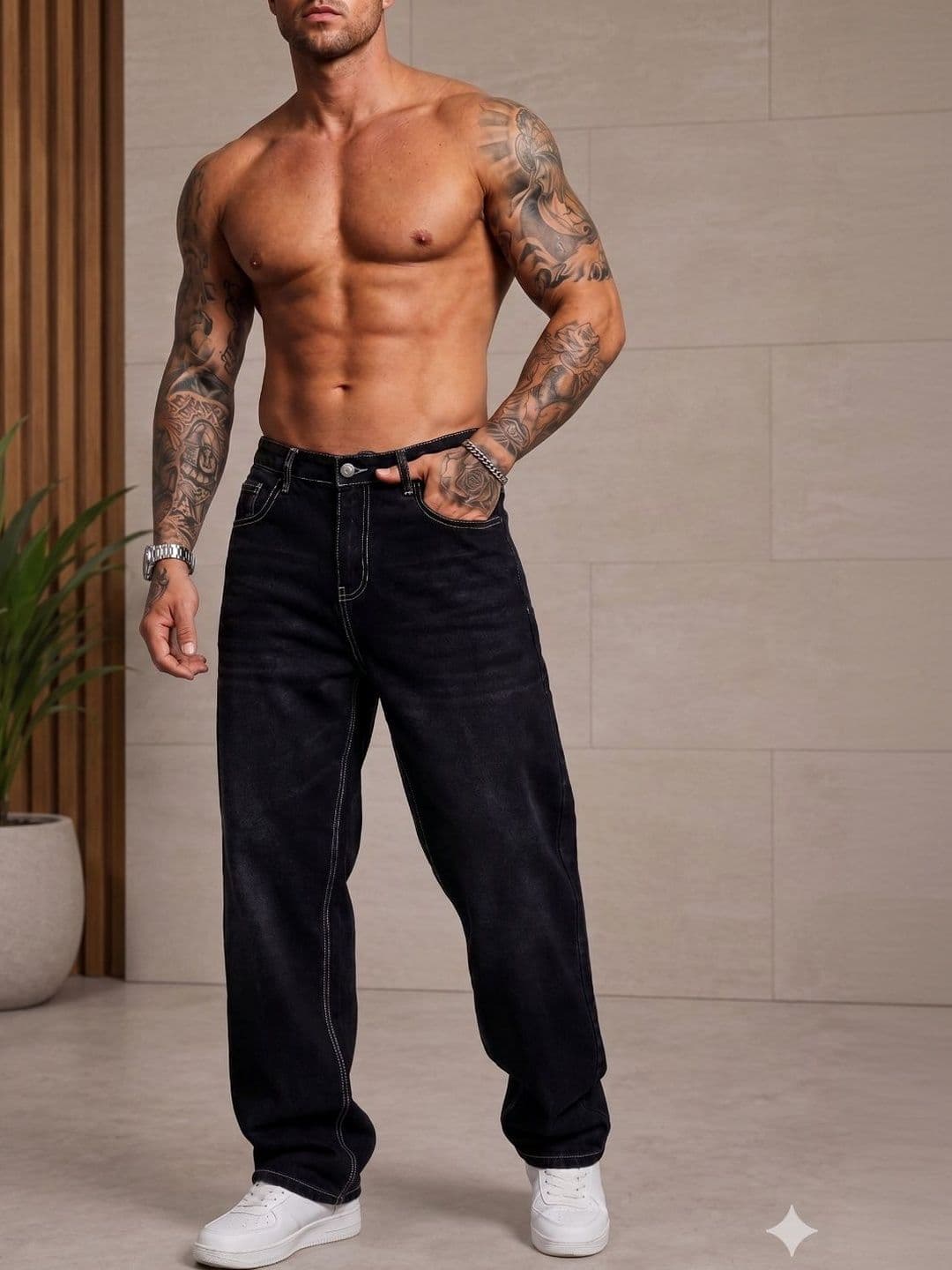 Moda Rapido Men Relaxed Fit Mid-Rise Stretchable Jeans - view 1