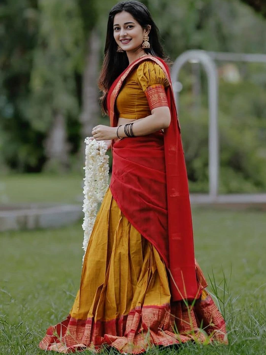 R K INFINITIVE Unstitched Lehenga & Blouse With Dupatta - view 1