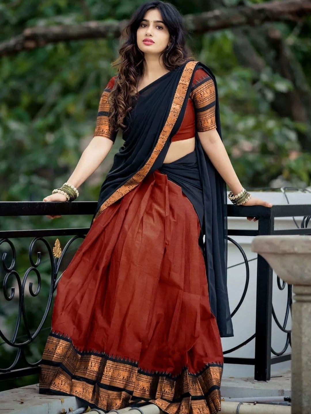R K INFINITIVE Unstitched Lehenga & Blouse With Dupatta - view 1