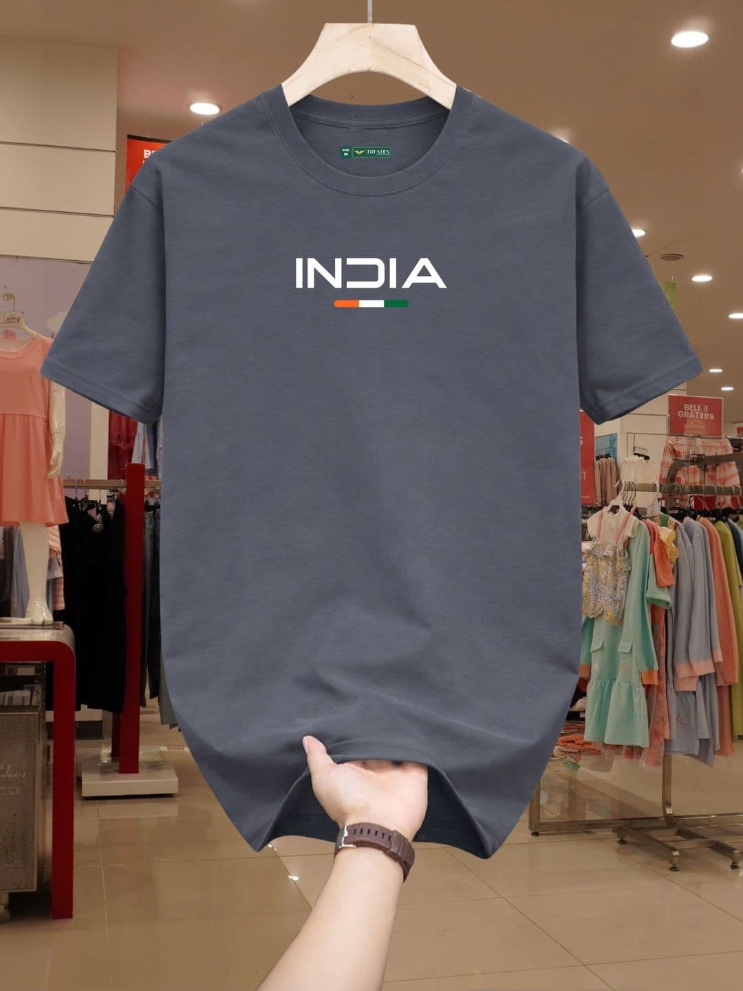 TRENDIX Men Typography Printed Pure Cotton T-shirt - view 1