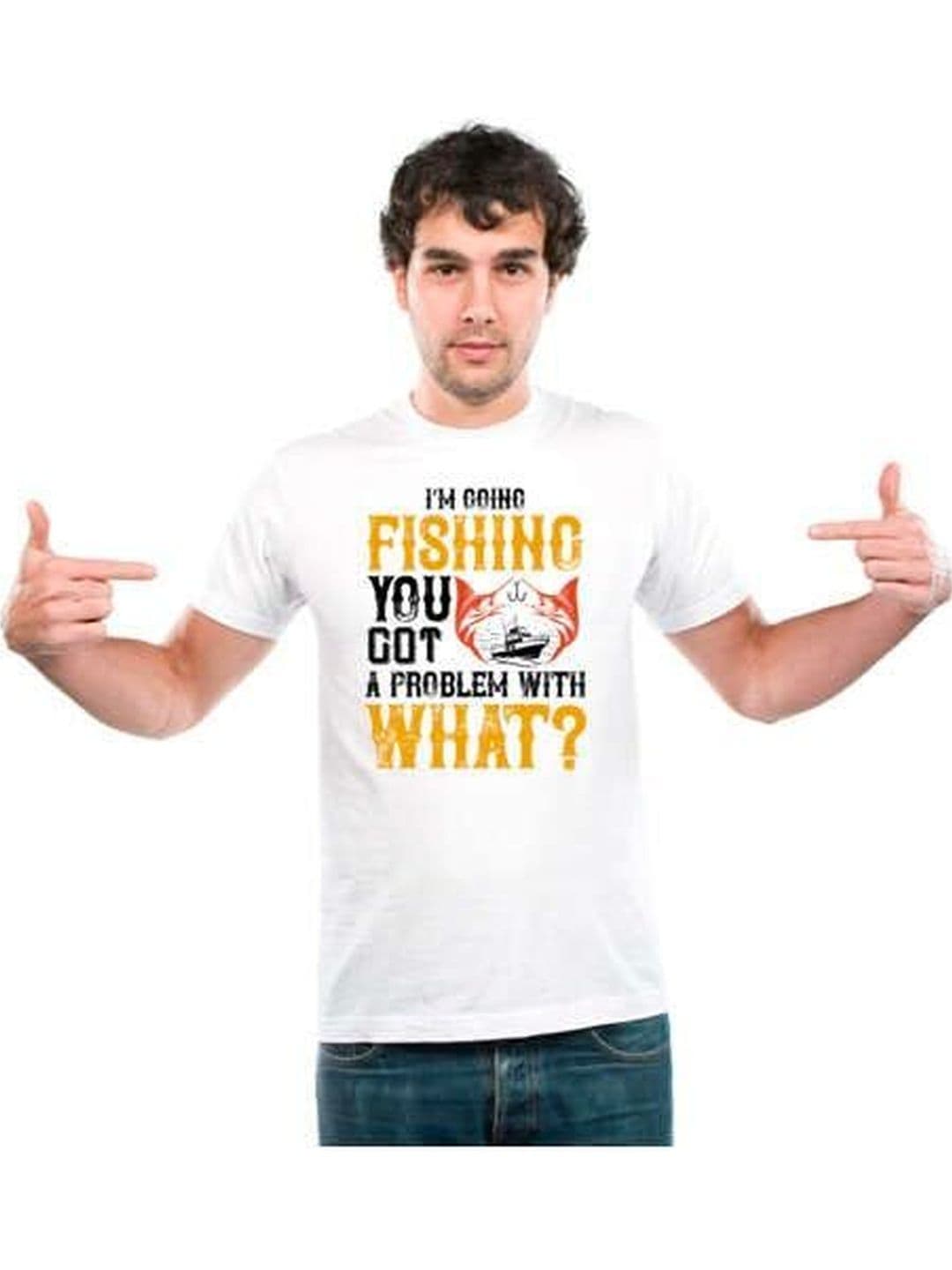 UDNAG Unisex Typography Printed Pockets T-shirt - view 1