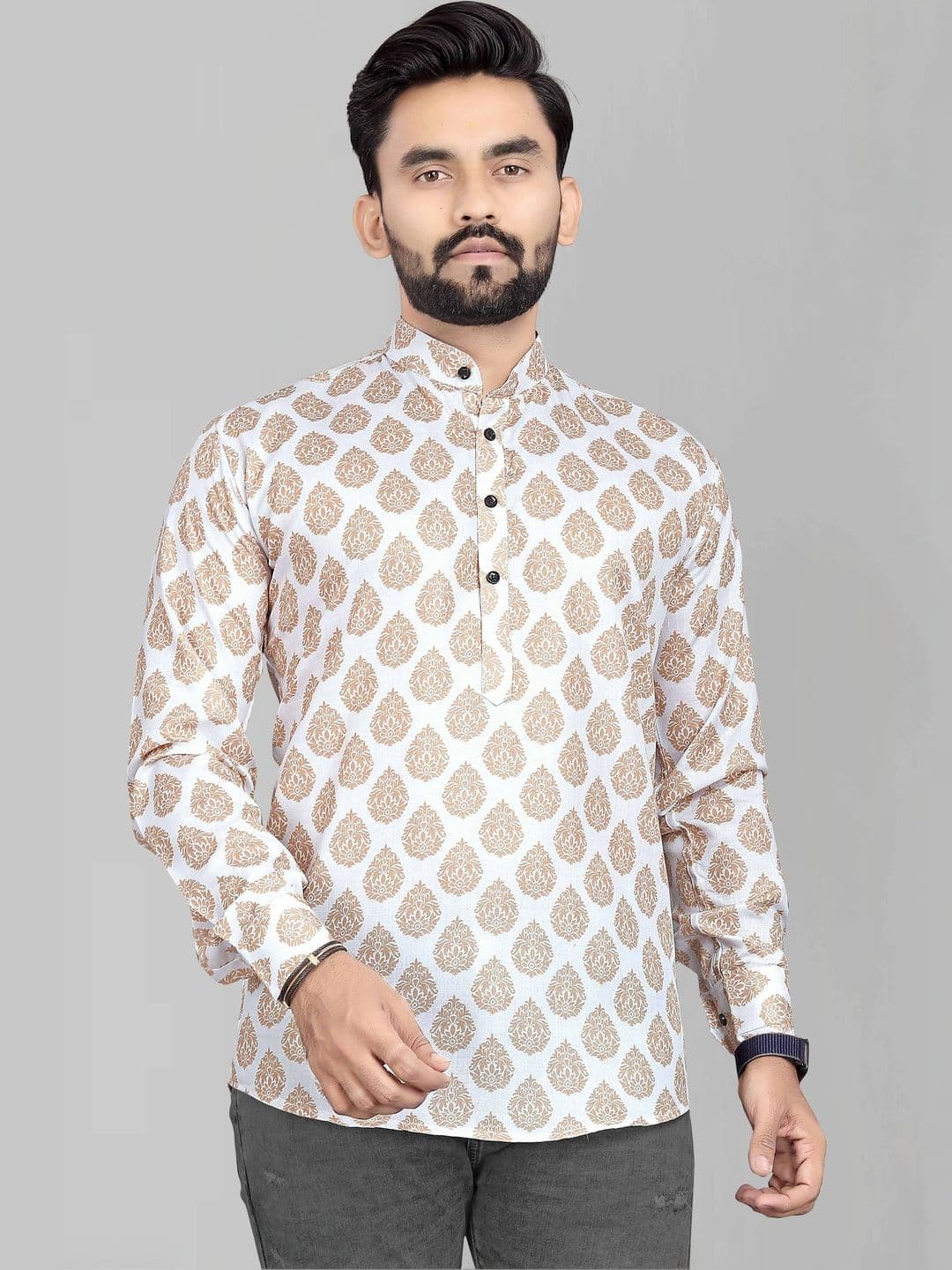 SEDUM SESTRI Men Ethnic Motifs Printed Kurta - view 1