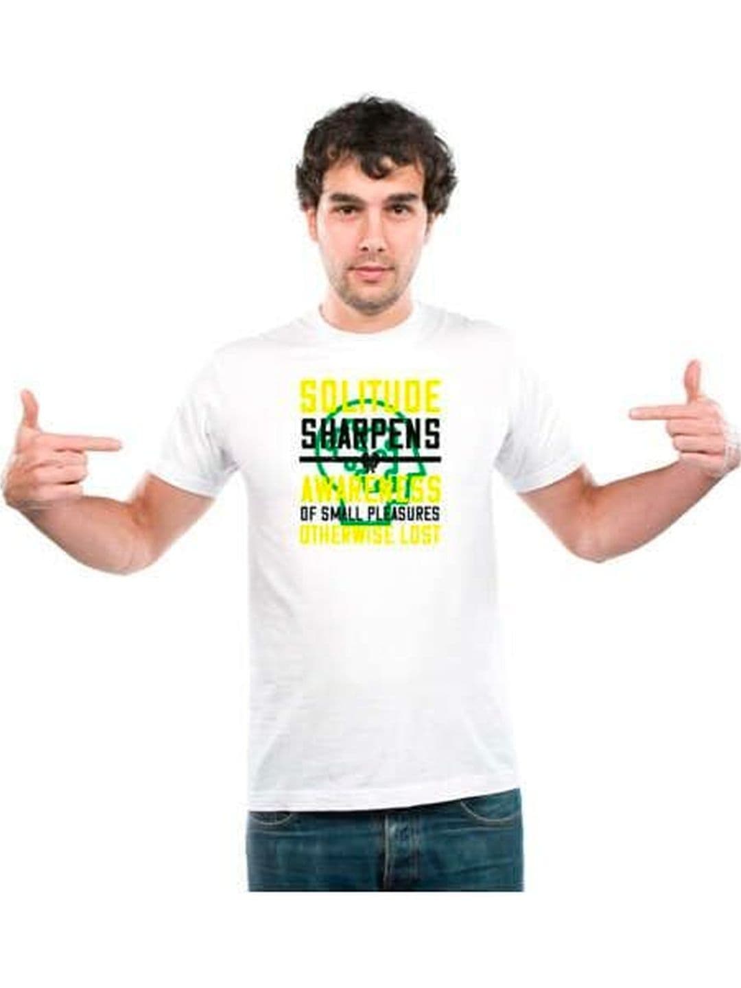 UDNAG Unisex Typography Printed T-shirt - view 1