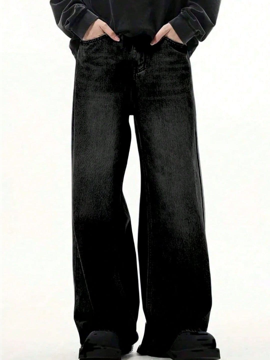 YAMEETFIT Men Jean Straight Fit Mid-Rise Jeans - view 1