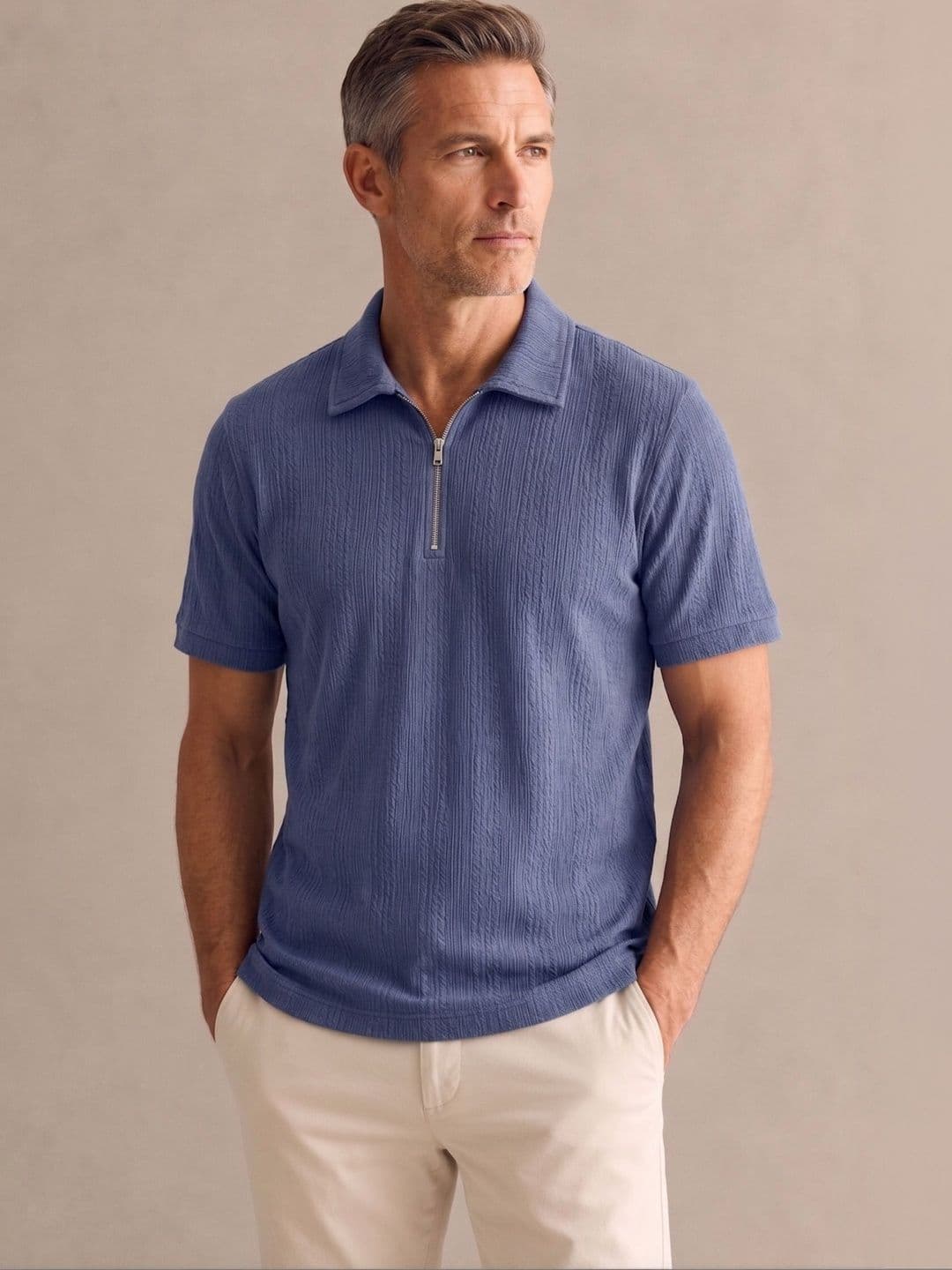 SZN Men Polo Collar T-shirt - view 1