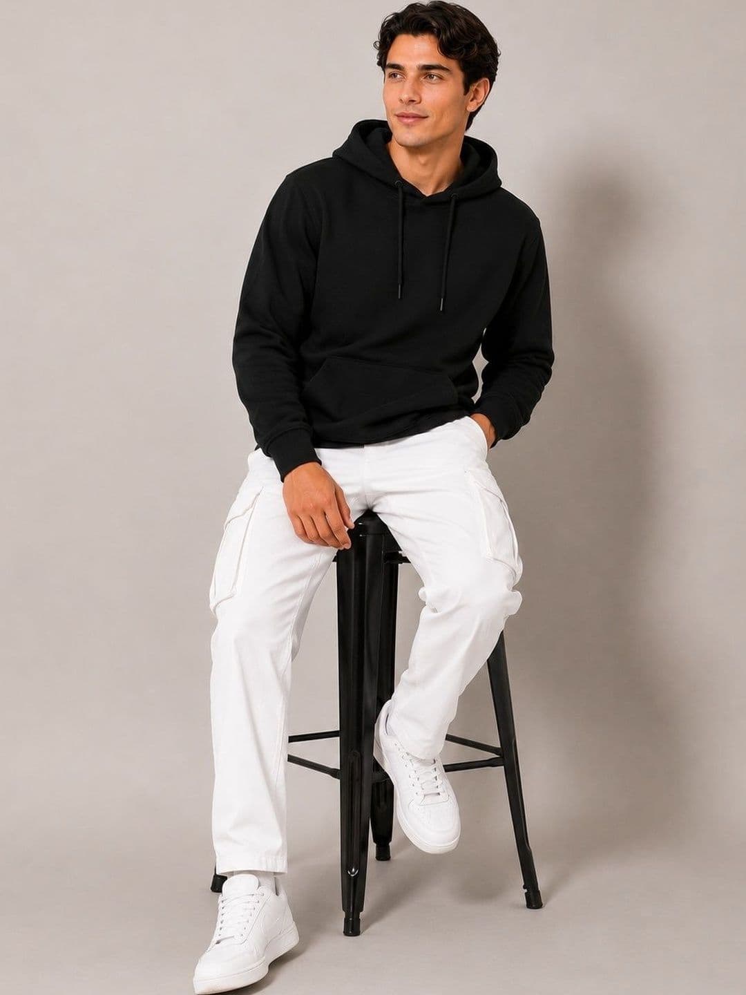 Roadster Men Hooded Sweatshirt - view 1