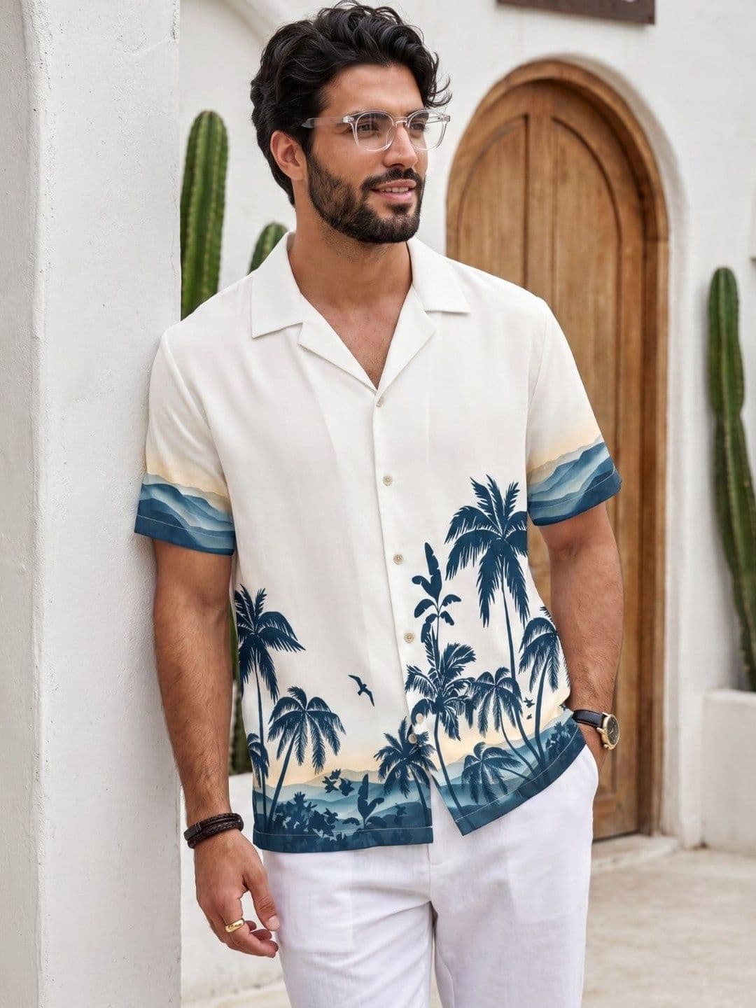 Stenfia Men Relaxed Printed Casual Shirt - view 1