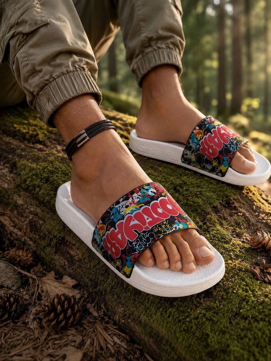 JOOTIYAPA Men Printed Sliders - view 1