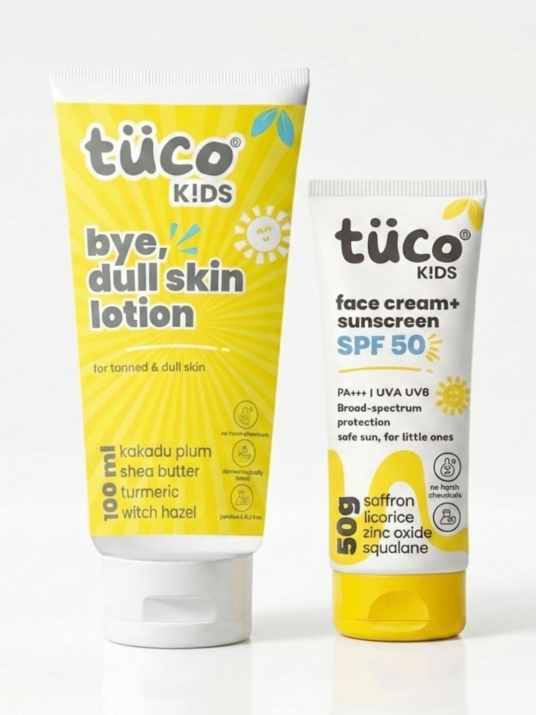 Tuco Kids Set Of 2 Buy Dull Skin Face Wash & 2 In 1 Sunscreen- 50 ml Each - view 1