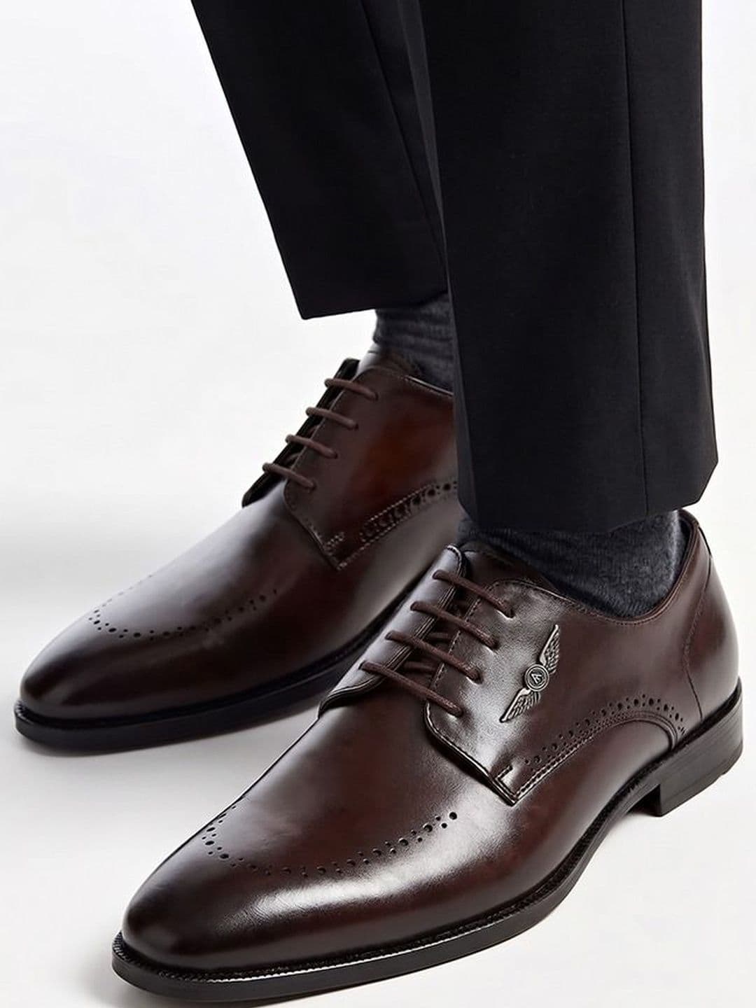 Alberto Torresi Hungary Series 607 Men Round Toe Formal Derbys - view 1