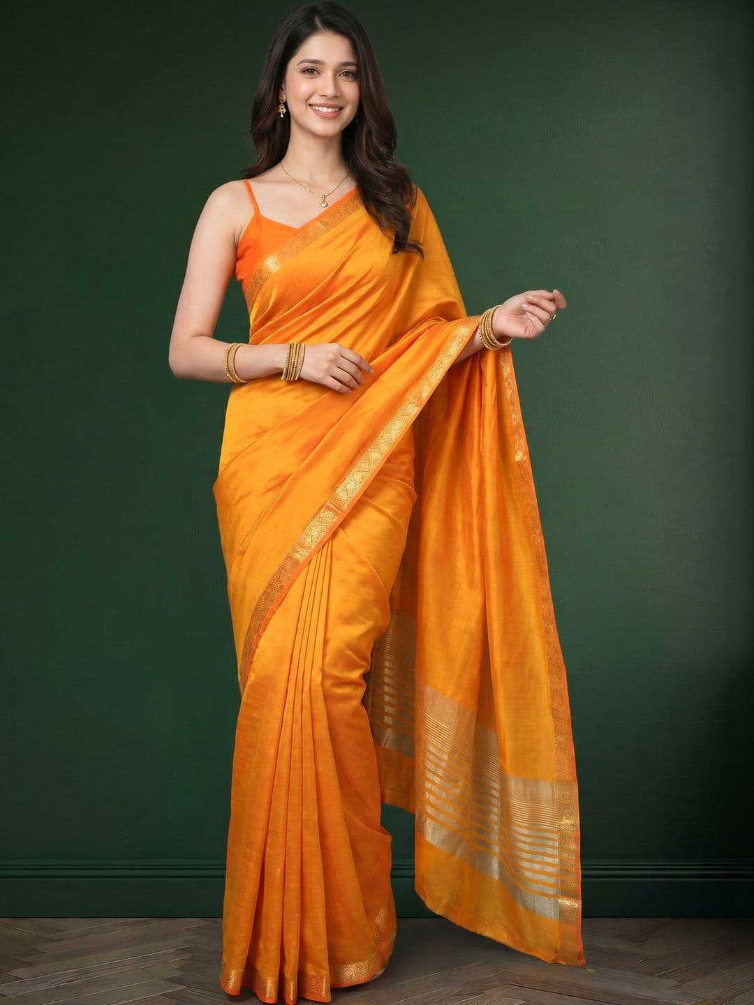 Meena Bazaar Art Silk Saree - view 1